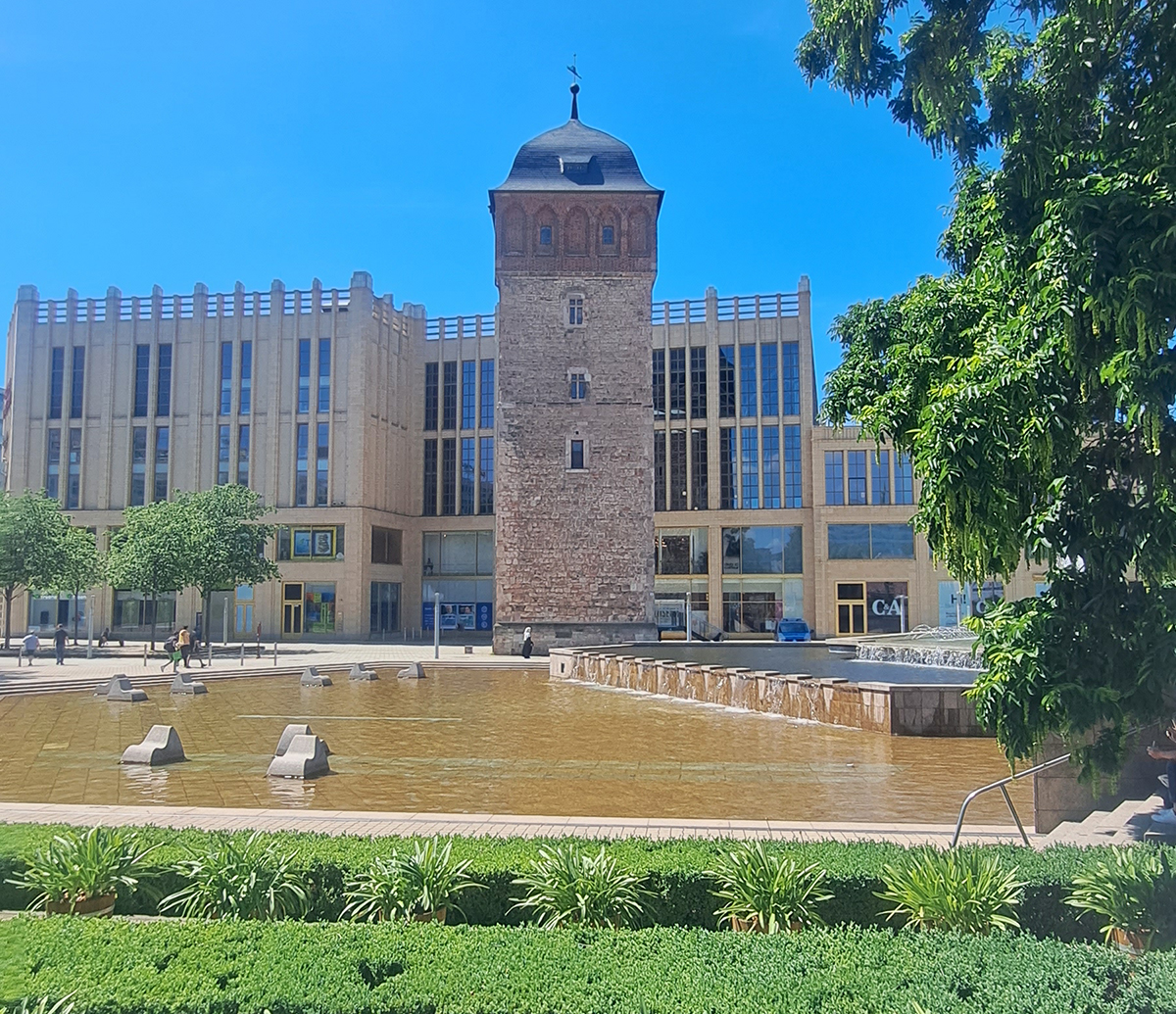 Roter Turm in Chemnitz, Außenansicht