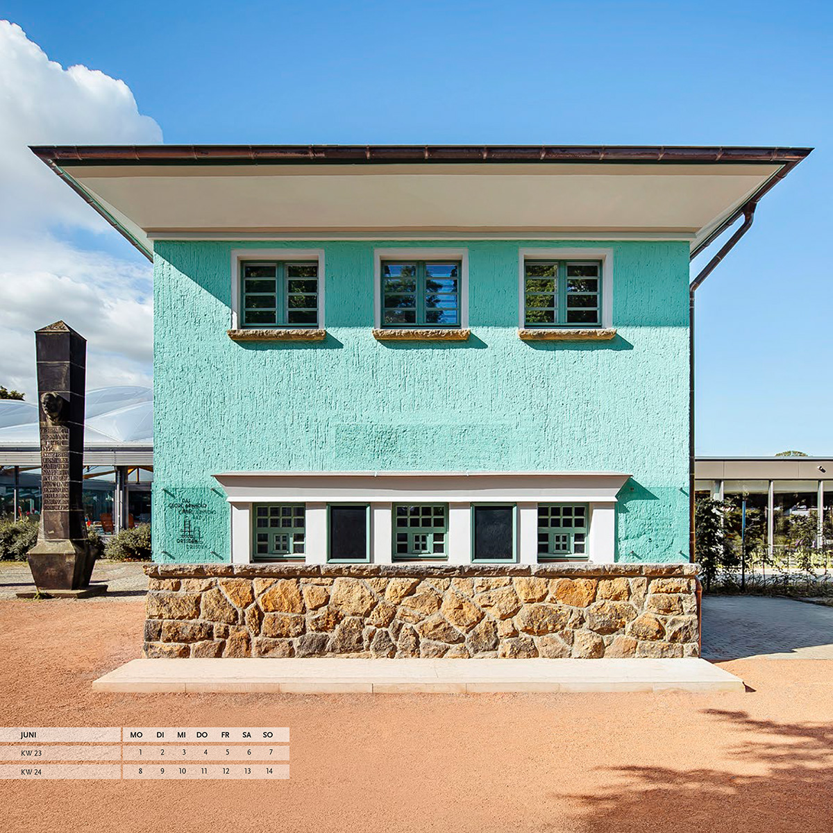 HISTORISCHE FASSADENSANIERUNG DER TORHÄUSER GEORG-ARNHOLD-BAD, DRESDEN 2025